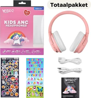 Kinderkoptelefoon Bluetooth Over Ear Roze