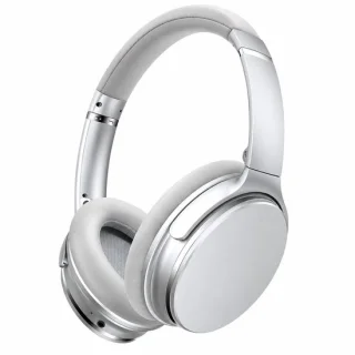 Koptelefoon draadloos Bluetooth 5.0 zilver