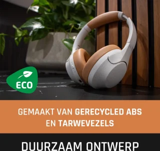 Lenco HPB-830GY Draadloze Over-Ear Koptelefoon Grijs