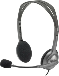 Logitech H111 stereo headset zwart