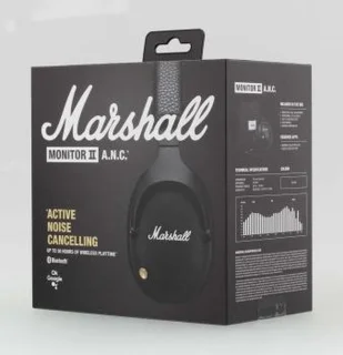 Marshall Monitor II A.N.C. Zwart Draadloze Over-ear Koptelefoon