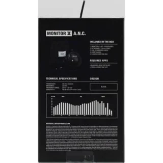 Marshall Monitor II A.N.C. Zwart Draadloze Over-ear Koptelefoon