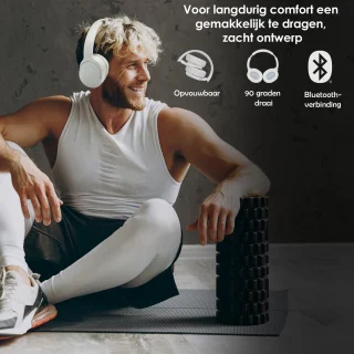 Moodix Draadloze On-Ear Koptelefoon Wit