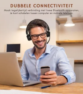 Noise Cancelling Bluetooth Hoofdtelefoon Draadloos