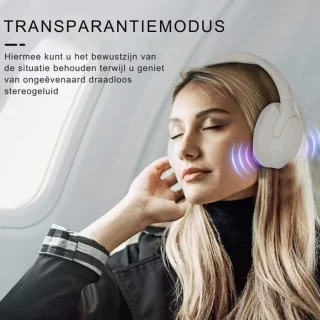 Noise Cancelling Draadloze Hoofdtelefoon Bluetooth