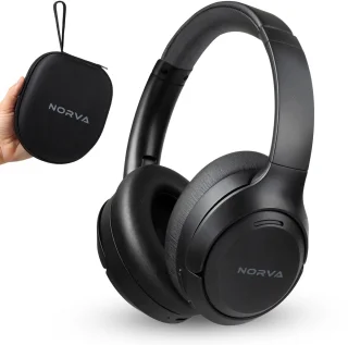 Norva Draadloze Over-Ear Noise Cancelling Koptelefoon Zwart