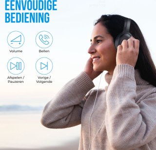 Wat vinden we goed aan de Nubex Pro - Over-ear Koptelefoon - Zwart