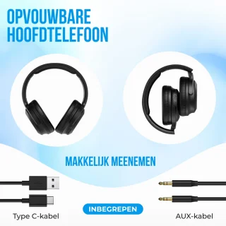 Nubex Pro - Over-ear Koptelefoon - Zwart