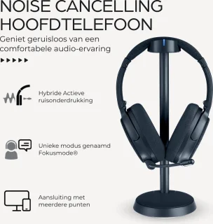 Onanoff FokusPlus Draadloze Headset Deep Blue