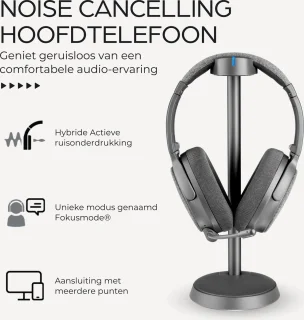 Onanoff FokusPlus Draadloze Headset Grijs