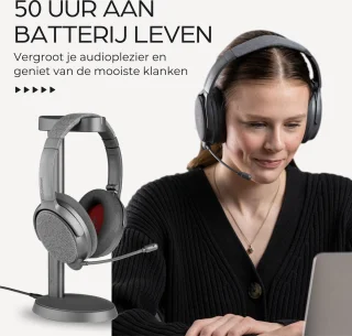 Onanoff FokusPlus Draadloze Headset Grijs