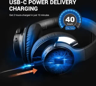 OneOdio A10 ANC Bluetooth Draadloze Over-Ear Koptelefoon
