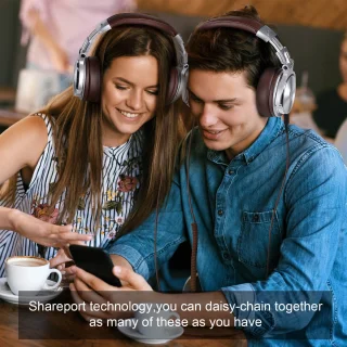 OneOdio Pro40 Silver-Brown Draadloze Over-Ear Koptelefoon