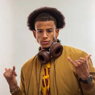 OneOdio Pro40 Silver-Brown Draadloze Over-Ear Koptelefoon