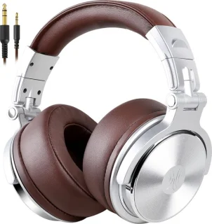 OneOdio Pro40 Silver-Brown Draadloze Over-Ear Koptelefoon