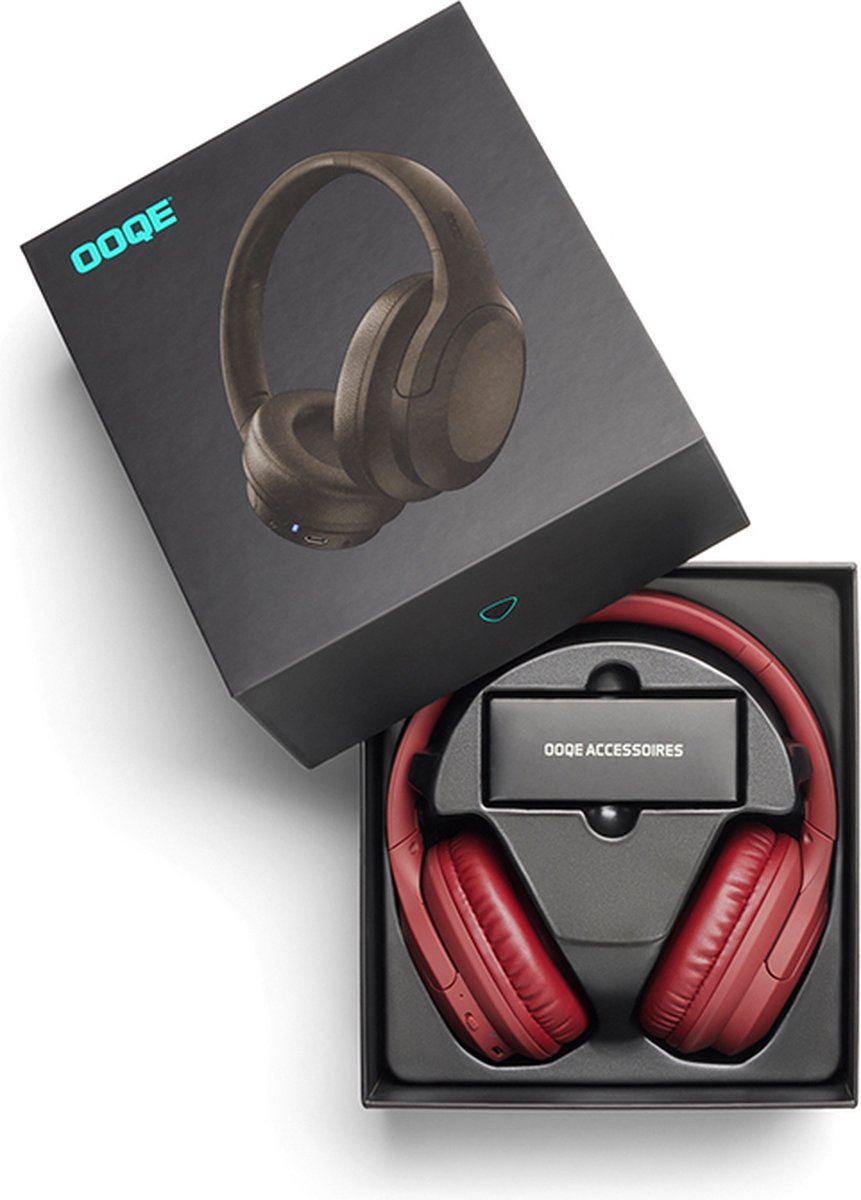 OOQE PRO HX9 Bluetooth Draadloze Koptelefoon Rood