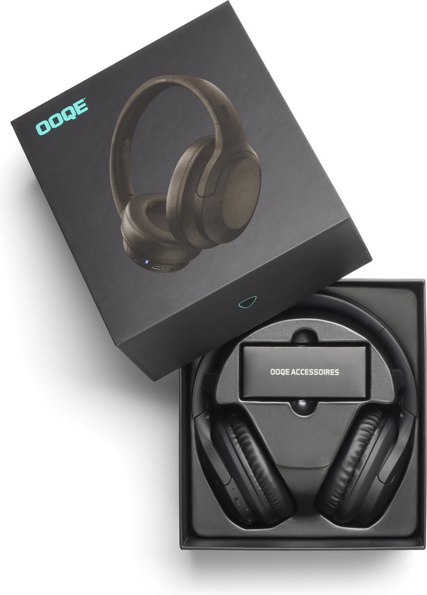 OOQE PRO HX9 Bluetooth Koptelefoon Zwart