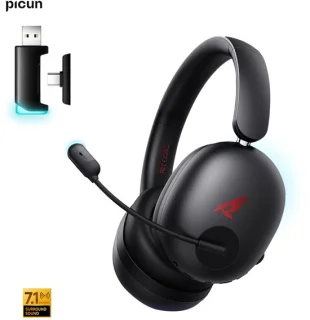 Picun UG-10A draadloze gaming headset grijs