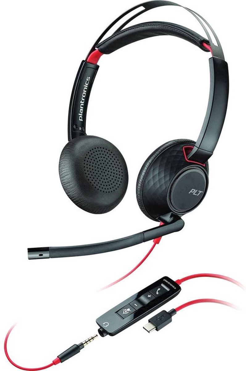 Wat vinden we goed aan de Plantronics Blackwire C5220 On Ear Headset Zwart