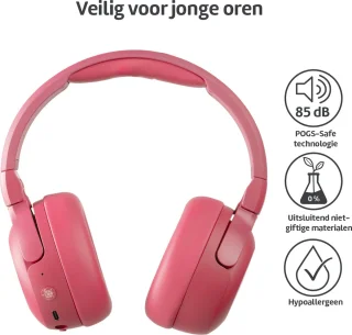 POGS The Turtle Draadloze Over-ear Koptelefoon Roze