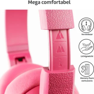 POGS The Turtle Draadloze Over-ear Koptelefoon Roze