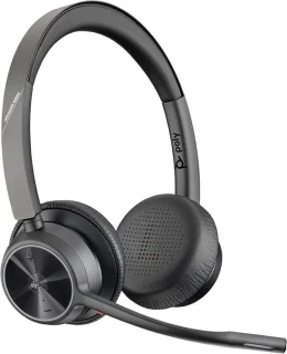 Poly Voyager 4320 UC draadloze headset met oplaadstation