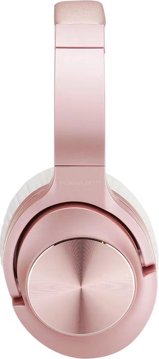 Wat vinden we goed aan de PowerLocus Draadloze Over-ear Koptelefoon Rose Gold