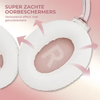 PowerLocus Draadloze Over-ear Koptelefoon Rose Gold