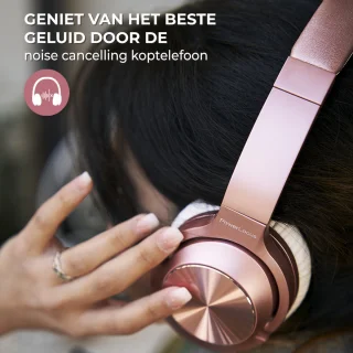 PowerLocus Draadloze Over-ear Koptelefoon Rose Gold