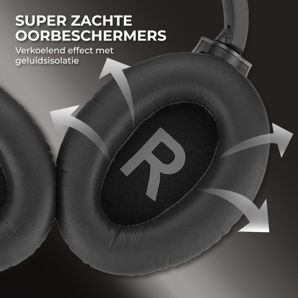 Wat vinden we goed aan de PowerLocus Draadloze Over-Ear Koptelefoon Zwart
