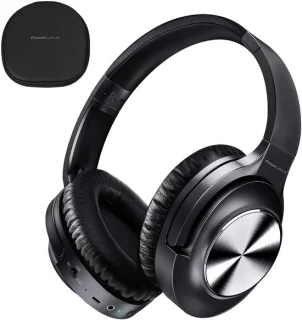PowerLocus Draadloze Over-Ear Koptelefoon Zwart
