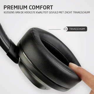 PowerLocus MoonFly Draadloze Over-Ear Koptelefoon Zwart/Grijs