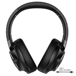 PowerLocus MoonFly Draadloze Over-Ear Koptelefoon Zwart/Grijs