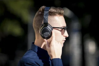 PowerLocus MoonFly Draadloze Over-Ear Koptelefoon Zwart/Grijs