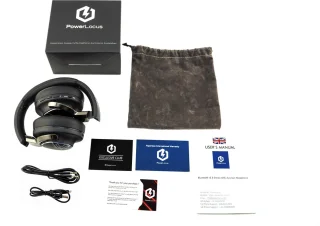 PowerLocus MoonFly Draadloze Over-Ear Koptelefoon Zwart/Grijs