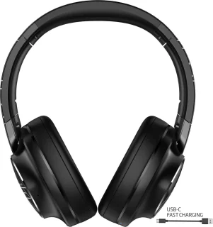 PowerLocus MoonFly Draadloze Over-Ear Koptelefoon Zwart/Grijs