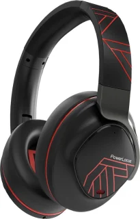 PowerLocus MoonFly Draadloze Over-Ear Koptelefoon Zwart/Rood