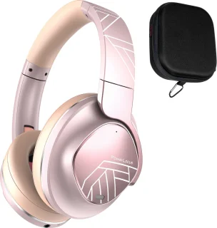 PowerLocus MoonFly Over-Ear Draadloze Koptelefoon Rose Gold