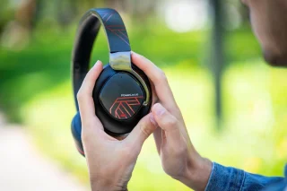 PowerLocus MoonFly Over-Ear Draadloze Koptelefoon Zwart/Rood
