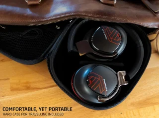 PowerLocus MoonFly Over-Ear Draadloze Koptelefoon Zwart/Rood