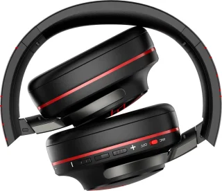 PowerLocus MoonFly Over-Ear Draadloze Koptelefoon Zwart/Rood