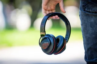 PowerLocus MoonFly Over-Ear Draadloze Koptelefoon Zwart/Rood
