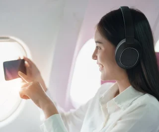 PowerLocus Universe Active Noise Cancelling Over-Ear Koptelefoon Zwart