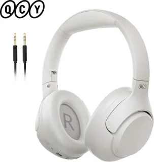 QCY Bluetooth Draadloze Noise Cancelling Koptelefoon Paars