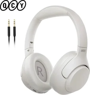 QCY Draadloze Bluetooth Koptelefoon Wit