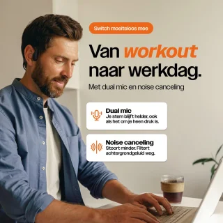 REBØNE Bone Conduction Headphone Sport Zwart