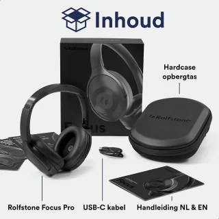 Rolfstone Focus Pro Draadloze Over-ear Koptelefoon