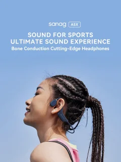 Sanag Bone Conduction Headphone Koptelefoon Zwart
