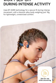 Sanag Bone Conduction Headphone Koptelefoon Zwart