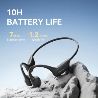 Sanag Bone Conduction Koptelefoon Zwart